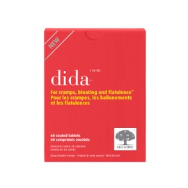 New Nordic Dida+, Herbal Supplement for Digestive Support, Helps Reduce Bloating, Gas, Cramps & Indigestion with Natural, Plant Based Ingredients, 60 Tablets