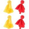 4 Pcs Football Penalty Flag Football Challenge Flags Tossing Football