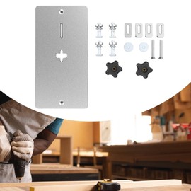 Colcolo Electric Jig Saw Flip Board, Aluminum Alloy,Accurate Center Hole Bushing, Premium, Router Table Insert Plate for Woodworking