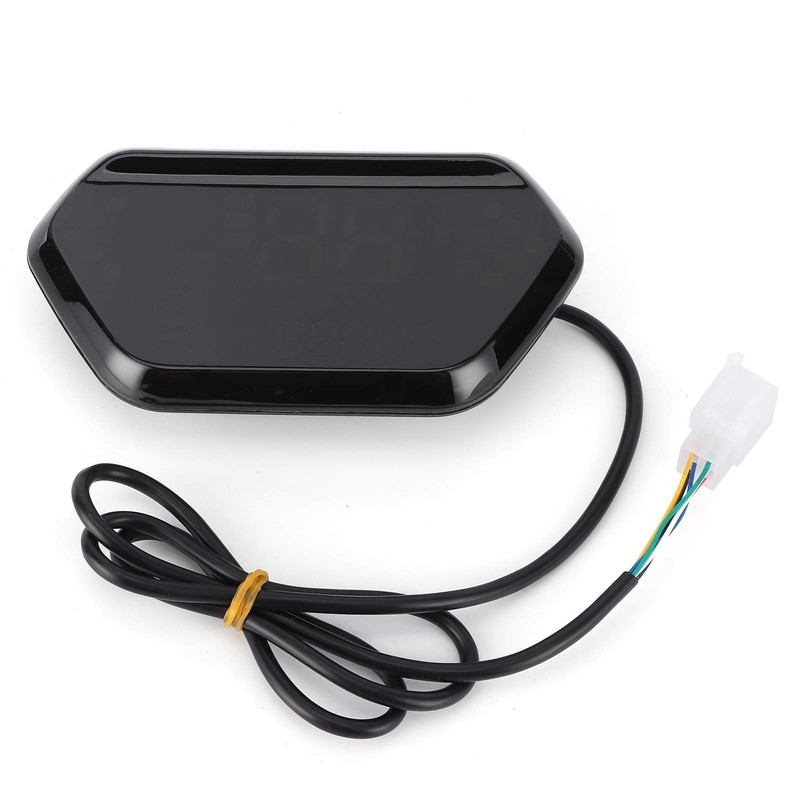 Digital Speedometer, 60V LCD Display Motorcycle Odometer Precision Tachometer for