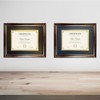 Hikuada Diploma Frame 8.5 x 11 with Black over Gold