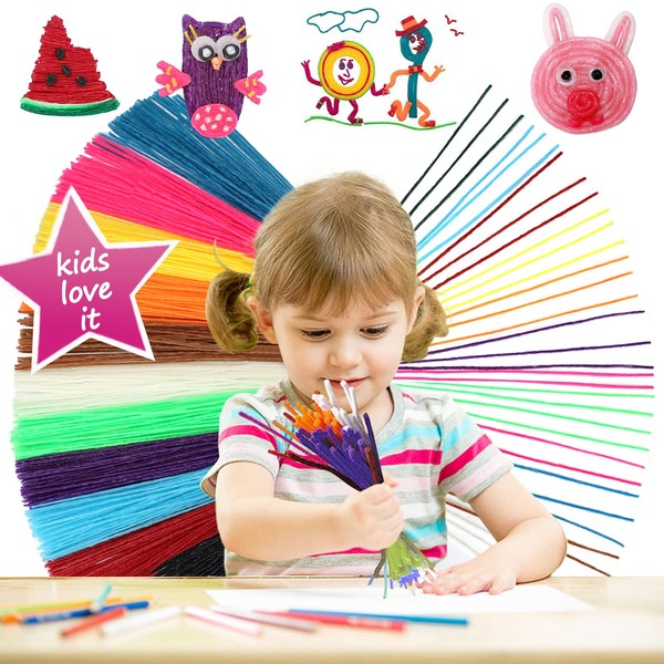 Bofoho Bofoho 800pc Wiky Sticks Art Crafts Wax Yarn Sticks