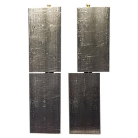 Sidco Supply 7” Inch Weldable Rectangle Hinges – Heavy Duty Gate Hinges – Weld On Hinges – Weld On Gate Hinges – Square Hinges Weld On - Ball Bearing Gate Hinge - Heavy Duty Weldable Hinges