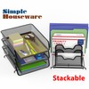 SimpleHouseware 3-Pack Stackable Desk File Document Letter Tray w/ 5