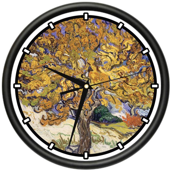 SignMission Mulberry Tree Design Wall Clock | Precision Quartz Movement