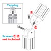 OTTFF 8 Pack Black Pivot Joint for 2020 Series Aluminum