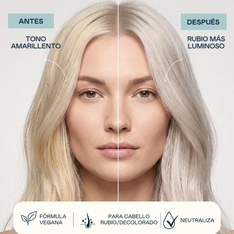 VALQUER Shampoo Matizador Morado sin Sulfatos, 400 ml