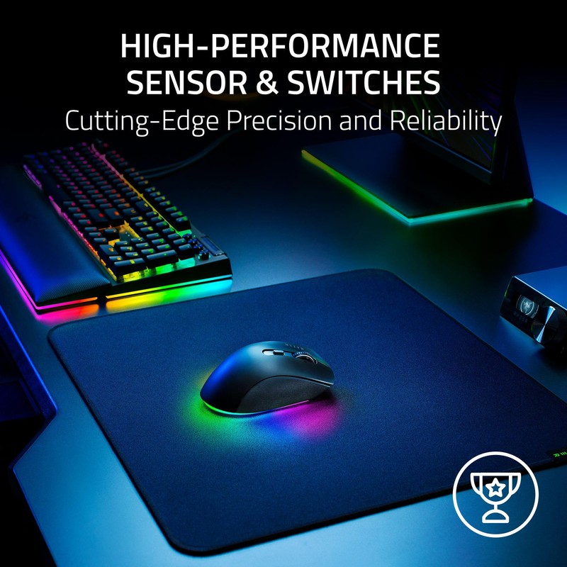Razer Pro Click V2 Wireless Mouse: Right-Handed Ergonomic Design with