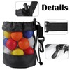 ZKFSIE Golf Ball Bags – 2 Pack Mesh Ball Pouch