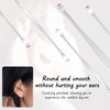8 Pcs Ear Wax Removal Kit, Curved Tip Tweezer, Ear