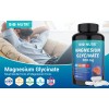 Magnesium Glycinate 500mg - 240 Capsules For Sleep, Stress Relief