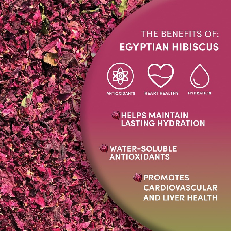 Worldwide Botanicals Organic Hibiscus Tea – 1 lb, Loose Leaf,