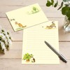 36PCS Cat Theme Stationery Set, Warm Yellow Healing Style Letter