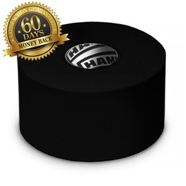 (3 Pack) Black Athletic Tape - 45ft Per Roll - No Sticky Residue & Easy to Tear - for Sports Athletes & Crossfit Trainers as First Aid Injury Wrap: Fingers Ankles Wrist - 1.5 Inch x 15 Yards per Roll