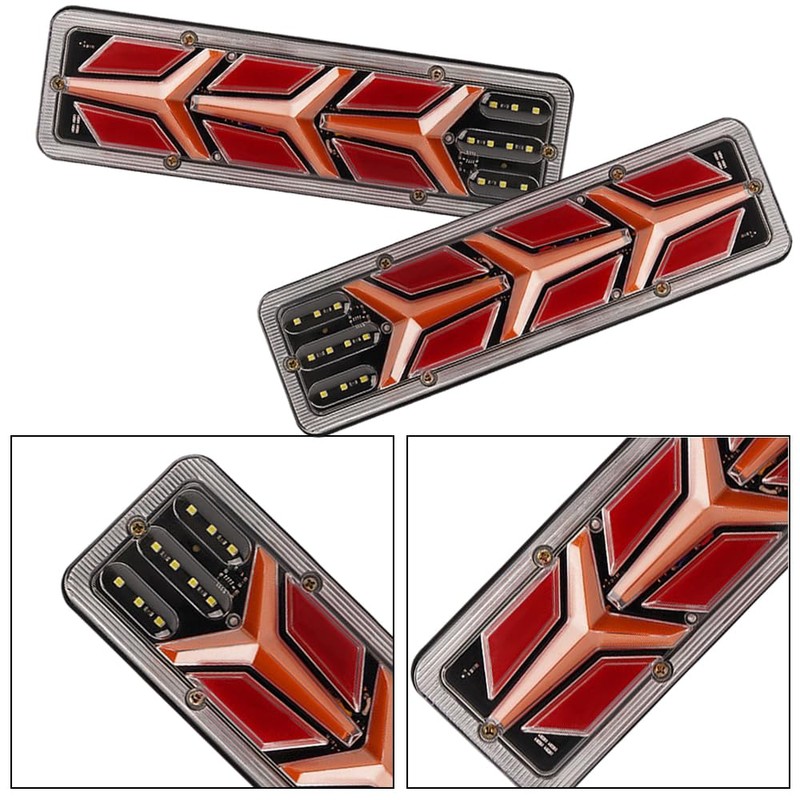 KACEPAR Car Truck Tail Light, LED Rear Brake Light, Reverse