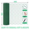 16 x 600 Inches Chicken Wire for Floral Arrangements, Green