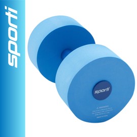 Sporti Aquatic Fitness Heavy Dumbbells Water Weights - Blue