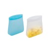 Flents Essential Silicone Pouch, Multi-Purpose Travel-Sized Container, Washable and Reusable,