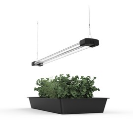 BoostGro LED Seed Starter Grow Light Full Spectrum Linkable 5000k Daylight + 660nm Red + 450nm Blue Indoor Plant Lighting Fixture (3 FT)