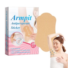 28PCS Ultra-Thin Invisible Armpit Sweat Pads,Disposable Underarm Sweat Pads,Unisex Sweat Absorbing Patches,Disposable Absorbent Underarm Shields,Armpit Dress Shields,Comfortable,Arm Pit Sweat Pad