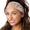 Hipsy Adjustable & Stretchy Printed Xflex Wide Headbands for Women