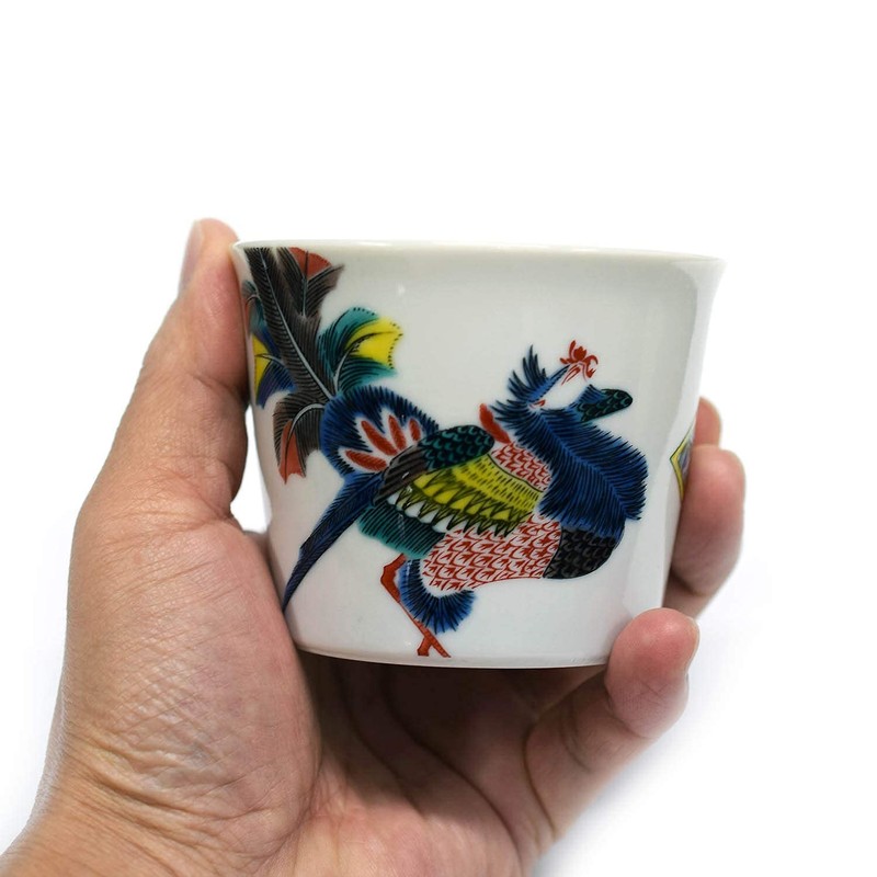Sobachoko Stylish Kutani Ware Soba Bokokuchi Soba Bokokuchi Color Picture