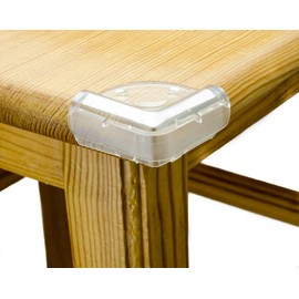 AKORD 4 x Baby Safety Transparent Corner Protectors for Desk Table Furniture - Safe for Child/Kids/Toddlers