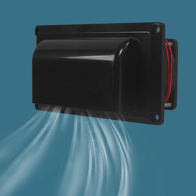 Flylin 12V RV Side Vent Fan, Air Vent Ventilation Fan