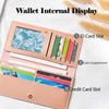 Womens Wallet Ultrathin Credit Card Holder Wallet with 11 Credit