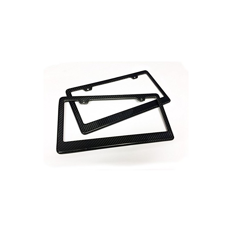 REAL 100% CARBON FIBER LICENSE PLATE FRAME 1 Piece ONLY