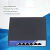 6 Port PoE Switch 1.2Gbps Ethernet Switch Unmanaged Plug and
