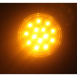 Truck Trailer 2 Red 2 Amber 5" Round LED Flush-Mount Brake Stop Turn Tail BRIGHT Lights 25105 RV