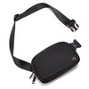 Pander Double Zipper Fanny Pack Nylon Everywhere Belt Bag, Fashion