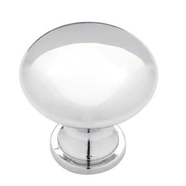 Liberty P50154C-CHR1 1/4" Chrome Round Garrett Cabinet Drawer Knob