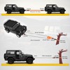 Nilight 3" x 20' Recovery Tow Strap Kit with 2"