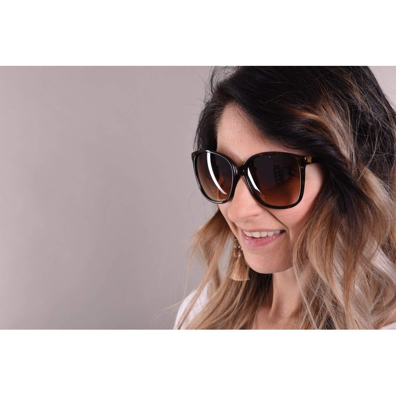 styleBREAKER Women Sunglasses oversize with oval polycarbonate lenses and plastic