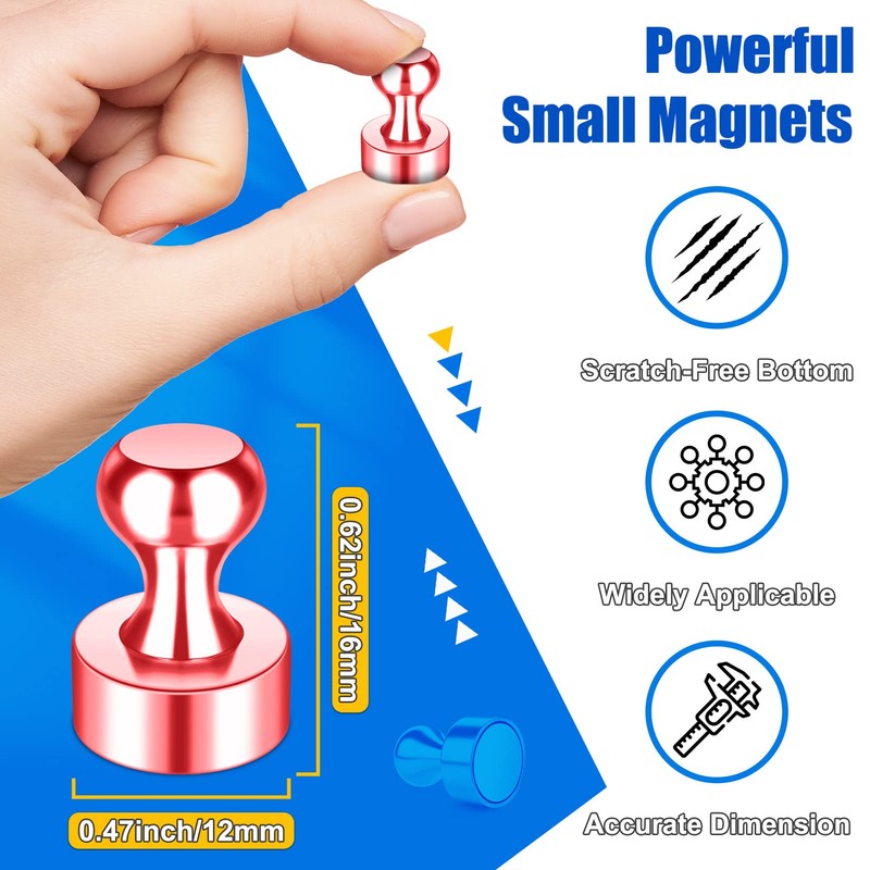 FINDMAG 30 Pack Fridge Magnet, Refrigerator Magnets, Strong Neodynium Magnets