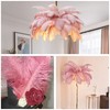 Larryhot Pink Ostrich Feathers Bulk- 16-18 inch 10pcs Feathers for