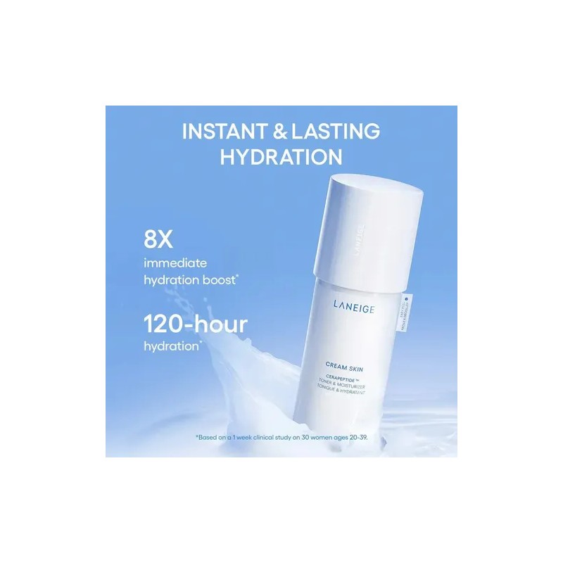 Tónico Laneige Cream Skin 170 Ml Ceramidas Y Péptidos