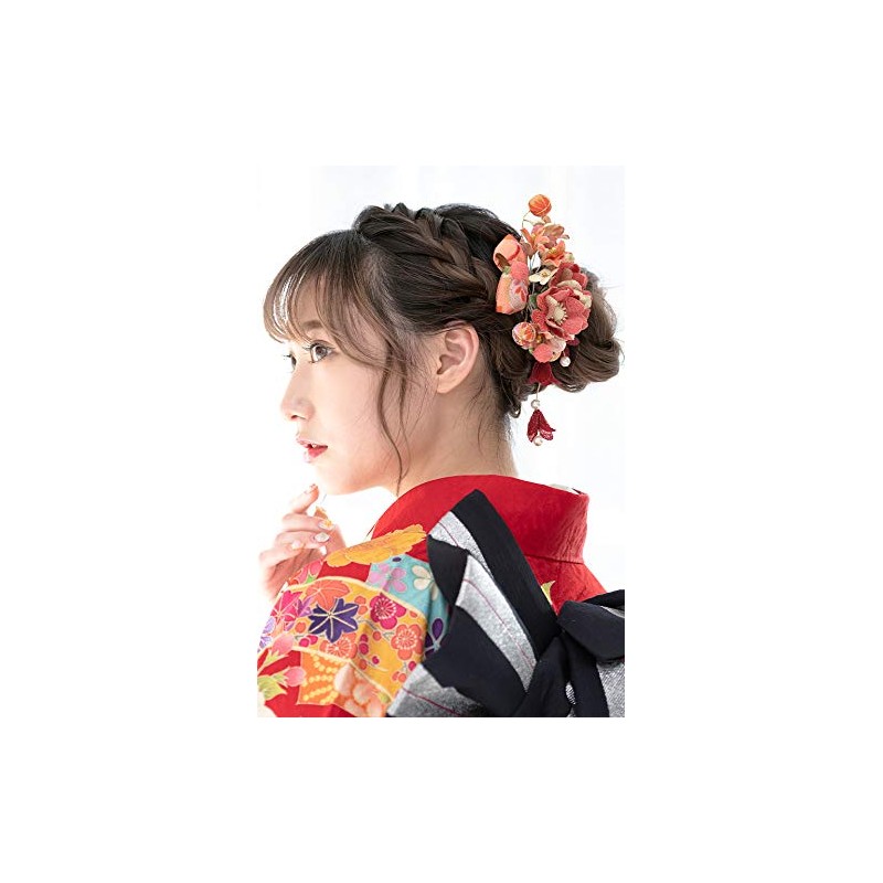 Soubien Coming of Age Ceremony, Hair Ornament, Kimono, Graduation Ceremony,