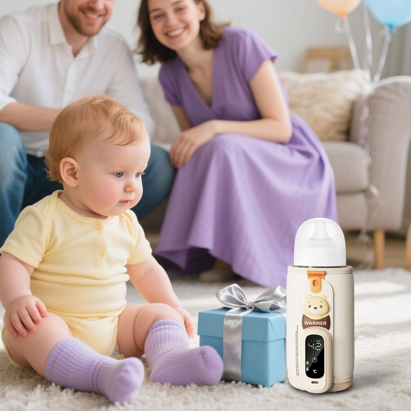 Portable Bottle Warmer for Travel, Baby Bottle Warmer for Breastmilk