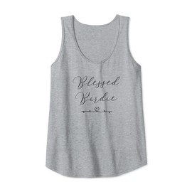 Womens Blessed Birdie Tank Top