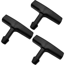 LiteTour Replacement Recoil Starter Pull Handle fits for Husqvarna Craftsman Poulan Gasoline Engine - 3 Pack Starter Handle for Chainsaws Lawn Mowers Trimmers Generators