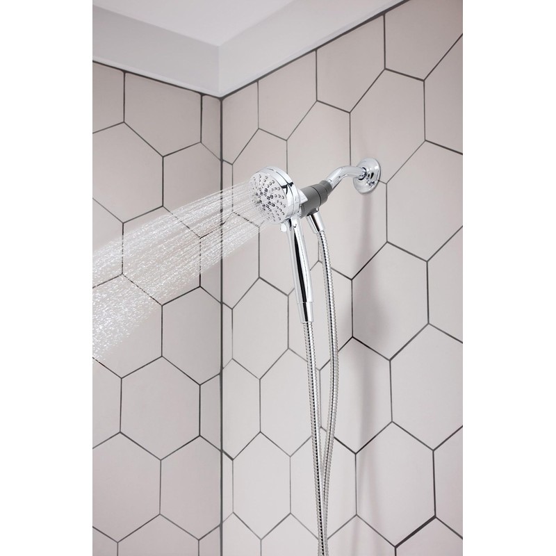 Moen 26100 Engage Magnetix 3.5-Inch Six-Function Handheld Showerhead with Magnetic
