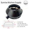 Sunrise Kitchen Supply 16 Tip Natural Gas Jet Burner with