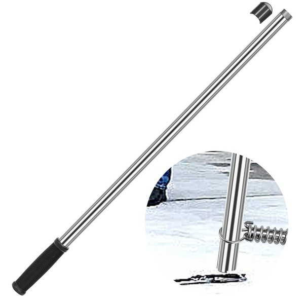 30-1/2 inch Pool Cover Tool,Stainless Steel Swimming Pool Rod,Pool Safety