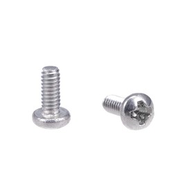 TOP-VIGOR 30Pcs Cross Pan Head Machine Screws, M2x5mm Phillips Round Head Screws Bolts for Machinery, Furniture, Car, Motorcycle Repair, Electronic Products, Ship Assembly, and DIY