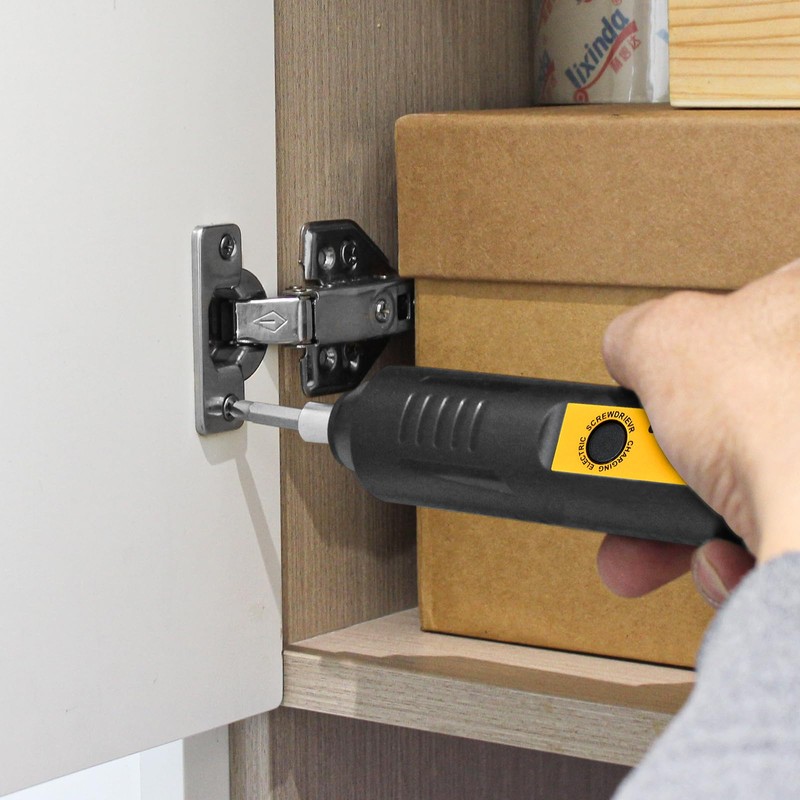 JULIXIN Cordless Screwdriver Rechargeable – Compact Battery Operated Electric Screw