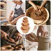 BOXOB 4pcs Wood Rim Cone Pottery Tool Set, 4 Sizes