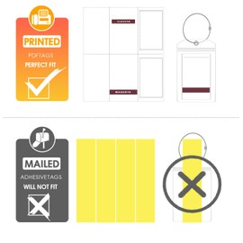 NCL Luggage Tag Holders Fit for Printed (Not Mailed) Norwegian NCL Cruise Ships & Tags for Cruises in 2024 & 2025(6)